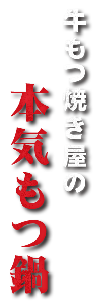 牛もつ焼き屋の本気もつ鍋